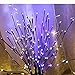 Produktbild bloatboy 20 LED Glühbirnen AST Lampe Floral Lights Wasserdichter Lichterkette Home Weihnachtsfeier Garten Bar Dinner Party Dekoration (Blau)