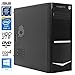 Produktbild SNOGARD Officeline PC Komplett System | Intel Core i3-7100, HD 630 Grafik, 8GB DDR4 RAM, 2TB HDD, DVD±RW, Microsoft Windows 10 Pro | High Performance Desktop-PC • Silent Office Business Multimedia Computer