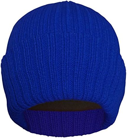 Ladies Thinsulate Rib Beanie Hat BLUE