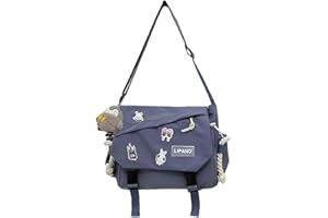 Inshere Niedliche Umhängetasche, ästhetische Umhängetasche, Nylon Y2K Schultertasche für Frauen Männer