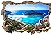 Produktbild Meer Insel Bucht Felsen Wandtattoo Wandsticker Wandaufkleber D1251 Größe 70 cm x 110 cm