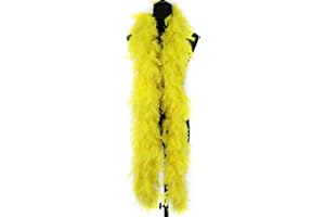 WANRUIDA 1,8 m 90 grammes de plumes de dinde Boa pour la danse de mariage artisanat fête habiller Halloween Costume Decoratio