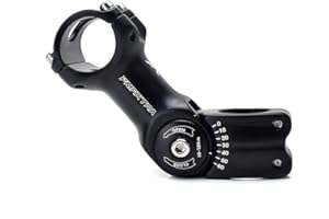 ENGWE MTB Potence réglable pour VTT 25,4 mm 31,8 mm, ± 60 degrés en Alliage d'aluminium, Potence de Guidon Courte pour VTT, vélo de Route, BMX, Cyclisme