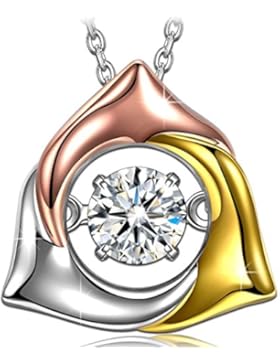 Anhänger Halskette Silber Dancing Heart 