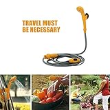 【 ideal für Outdoor Verwendung 】: Sie tragen könnten diese Dusche in sie Auto/VAN/SUV/Jeep/Limo, für die Jagd Camping, Camping, Urlaub, Bootfahren, Angeln, Haustier Baden Outdoor am Wald, Wiese, Strand und überall dort, wo Sie wollen.