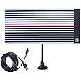 Professionelle Auto LED-Streifen Line Board Licht Mit Power-Taste,HiYi Paintless Dent Removal Repair Tool mit Einstellungshalterung und USB-Anschluss,mit 3 Verschiedenen Helligkeitsregulierungen