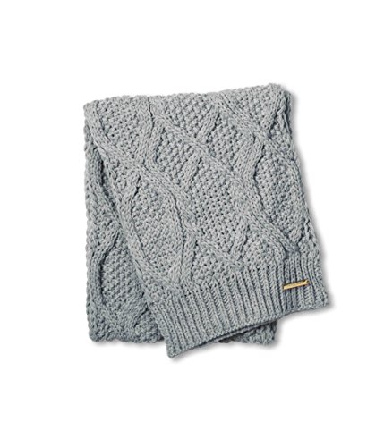 Preisvergleich Produktbild Katie Loxton – Kabel Knit Schal – Anthrazit Grau