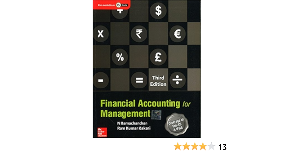 Financial Accounting For Management Ramachandran N Kakani Ram In Books