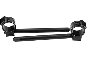 Clip-on per forcella Manubrio, Manubrio universale CNC Aramox Clip per forcella Clipon Billet Manubrio separato per moto Racer(31mm)