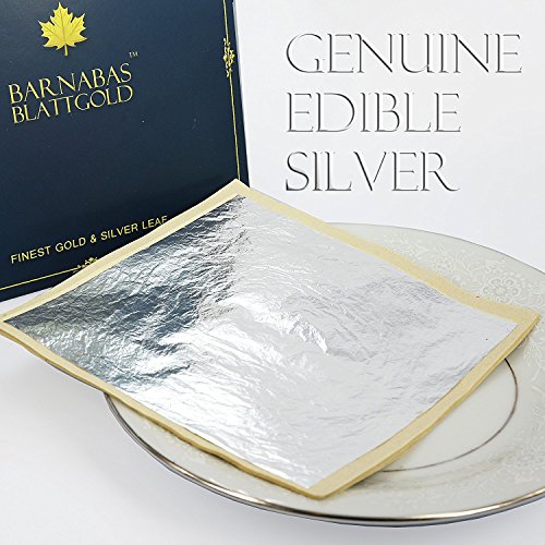 Barnabas Blattgold - Genuine comestible hoja de oro y plata hojas