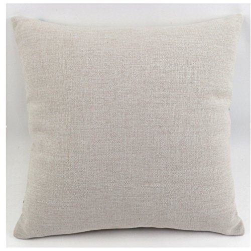 Weimi Dekorativ Kissenbezug Baumwoll Polyester Mix 40x40cm, 50x50cm, 60x60cm (schwarz, 60X60) - 4
