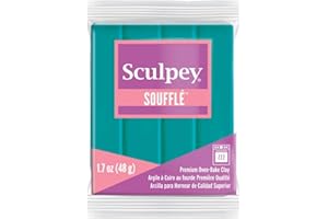 SCULPEY Polyform Pâte SU 6505 48 gr Soufflé Sea Glass