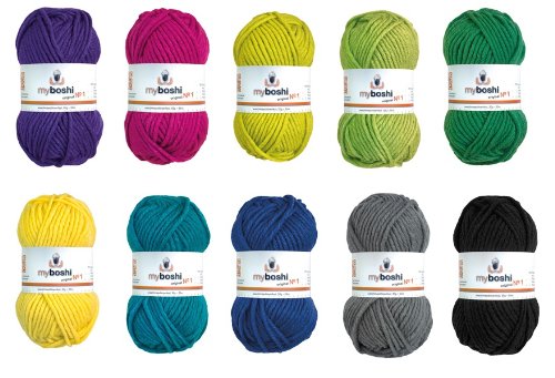 Mix-Sortiment myboshi Bunter Vogel 10x50g
