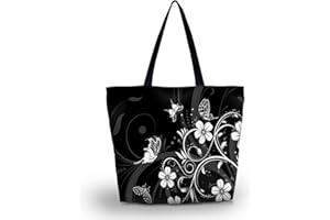 ‎AOKSUNOVA AOKSUNOVA Torba na ramię damska na zakupy składana torba na zakupy torba materiałowa z nadrukiem torba plażowa torba plażowa