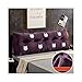 Produktbild Nwn Kristall-Samt-Doppelbett auf dem großen Kissen Flanellbett Rückenlehne Sofa großes Rückenkissen (Farbe : 2, größe : 180 * 22 * 50cm)
