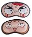 Jenna™ Angry-HappyCartoon Face Sleeping Eye Mask (Pack of 2) RS.399.00