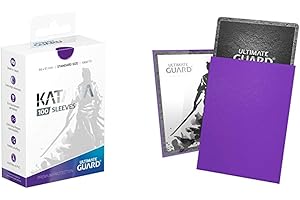 Ultimate Guard Matte Purple Katana Sleeves Standard Size Standard Size 100 ct Card Sleeves Individual Pack
