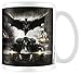 Produktbild empireposter - Batman  - Arkham Knight - Teaser - Größe (cm), ca. Ø8,5 H9,5cm - Lizenz Tassen, NEU - Beschreibung: - Batman - Keramik Tasse, weiß, bedruckt, Fassungsvermögen 320 ml, offiziell lizenziert, spülmaschinen- und mikrowellenfest -