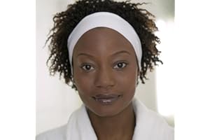 NARAMAKI Bandeau élastique pour cheveux – 1 bande élastique 100 % coton femme homme – Bandeau pour sports accessoires mer piscine (panne)