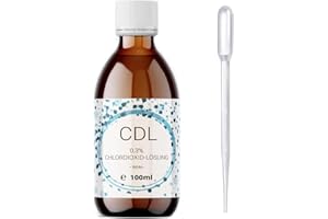 BMUT 100 ml dwutlenku chloru CDL/CD roztwór 0,3%, destylowany, szklana butelka z kroplomierzem dozującym