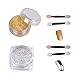 NALATI New Mirror Chrome Effect Nails Powder (Silver&Gold)