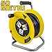 Produktbild tradeshoptraesio® – Kabeltrommel Elektrische Steckdose SCHUKO 3 Steckdosen Kabel 50 mt Meter rcr-50