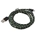 Produktbild Hirolan 2M Hanf Seil Mikro USB Ladegerät Synchronisieren Daten Kabel Kabel zum Handy für Samsung, Sony, Moto, HTC, Nokia (Schwarz)