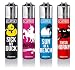 Produktbild Clipper® Feuerzeuge - Porn Statements - 4er Set