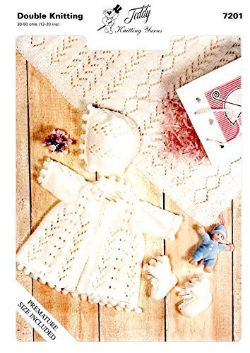 Teddy DK Knitting Pattern Childrens Jacket Shawl - 7201