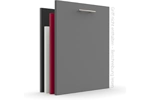 X57 Geschirrspülerfront 19mm voll-, teilintegriert und nach Maß (Anthrazit, 594x565mm)