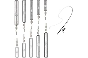 Jushion 28 Stück Drop Shot blei, Dropshot Blei 14g,10g,7g,5g,3.5g,Angelgewichte, Angeln Dropshot Angelblei, Silber Angelzubehör Set,Gewichte Drop Shot, Shot Blei Angelzubehör