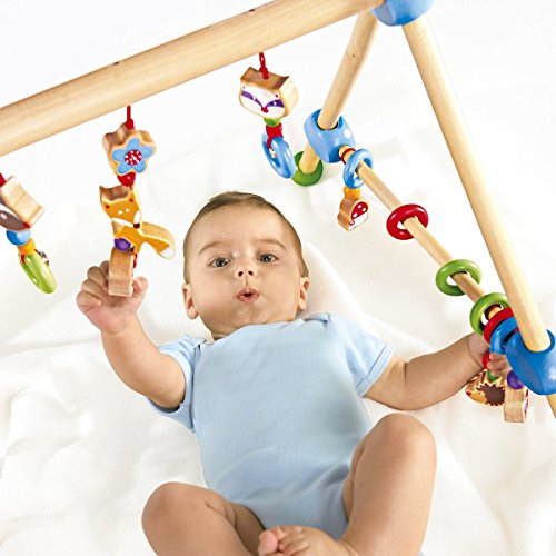 SOLINI Spieltrapez Waldtiere aus Holz Aktiv-Center, mehrfarbig - 3