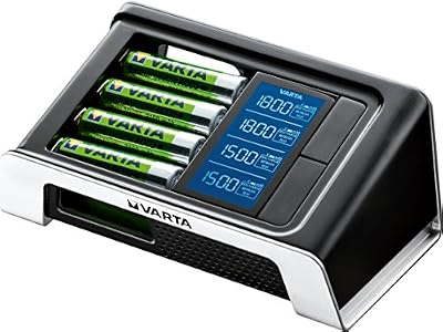 Varta LCD Chargeur ultra-rapide pour 4 AA / AAA (incl. 4x AA 2400 mAh) noir