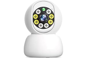 CLOUREE Dome Camera 1080P Wireless di sicurezza Smart Camera con 355° girevole a 95° per interni