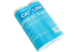 CATLINK Worki zamienne do samoczyszczącej się kuwety dla kota Baymax | 120 sztuk (3 opakowania po 6 worków) | odporne na zarysowania worki na odchody dla kotów i psów | dokładnie dopasowane i