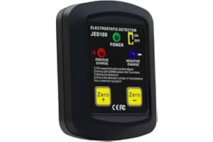 ZYWUOY Hand-held Static Meter, 100V to 20KV Portable Electrostatic Field Tester Testing Tool for Precise Surface Detection and Charge