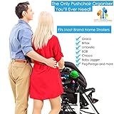 Buggy- und Kinderwagen-Organiser – universal für Ordnung in Kinderwagen, Buggys und Sportwagen – mit zwei isolierten Getränkehaltern - 3