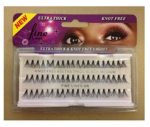 Ultra Thick Knot-Free Individual Cluster Eyelashes (Short (626-20))