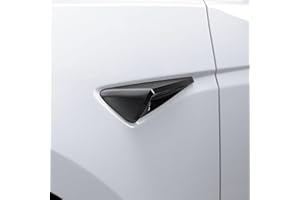 Spigen Tesla Model Y 2025 Juniper Model 3 Highland 2024 2025 Lot de 2 Coques de Protection de Rechange pour Caméra Latérale, Accessoires Extérieurs de Voiture Protection de Caméra pour Tesla - Carbone