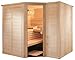 Produktbild Massivholzsauna Sauna 234 x 206 x 204 komplett finnischen Saunaofen + Steuerung