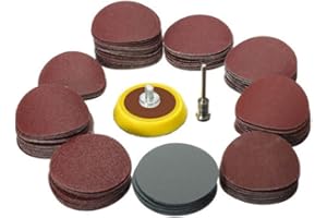 MOVKZACV Tree2018 - Set di accessori per smerigliatrice+dischi abrasivi, grana 1/8, mini trapano per la pulizia di 1 pollice Power Flexible Kit tamponi