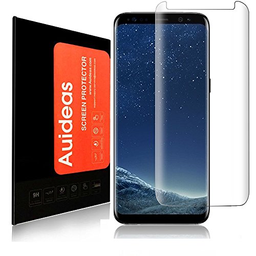 Samsung Galaxy S8 PLUS Protecteur D'écran,Auideas Protection d'écran en verre pour Samsung Galaxy S8 PLUS Anti-rayures [HD Ultra Clair Film]