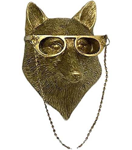 3 Stück Scharnierköpfe Dekoration - Vintage Tier Ornamente Aus Harz | Kaninchen Welpe Frosch Deko