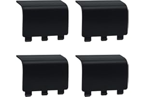 PEIXIONG 4 Pcs Battery Cover Replacement for Xbox Series X/S, Battery Back Shell Covers Compatible with Xbox Series X/SController [NOT for Xbox One/One S/One X Controller] (Black)