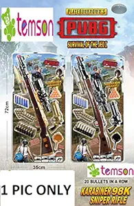 TEMSON Pubg Toy Play Set for 5+ Kids, Police Weapons & Tactics Set for Kids