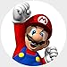 Produktbild 9 Stück Muffinaufleger Muffinfoto Aufleger Foto Bild Nintendo Super Mario 9 rund ca. 6 cm *NEU*OVP*