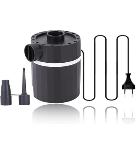 Pompe à Air électrique 2 En 1 , Portable , Pour Maison Et Voiture Gonflage Et Degonflage Rapides 3 Buses Pour Camping Ac 240 Vdc 12 V 92246945