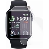Engo Apple Watch 40mm Esnek İle Uyumlu Ekran Koruyucu, Tam Kaplayan Akıllı Saat Koruması, &Ccedil;izilmeye Dayanıklı Tpu Koruma 2 Ad