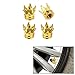 Speedwav Car/Bike Crown Tyre Valve Caps Set of 4 RS.359.00