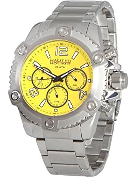 Nautec No Limit Herren-Armbanduhr Analog Quarz Edelstahl FRBL-QZ-STSTST-YL